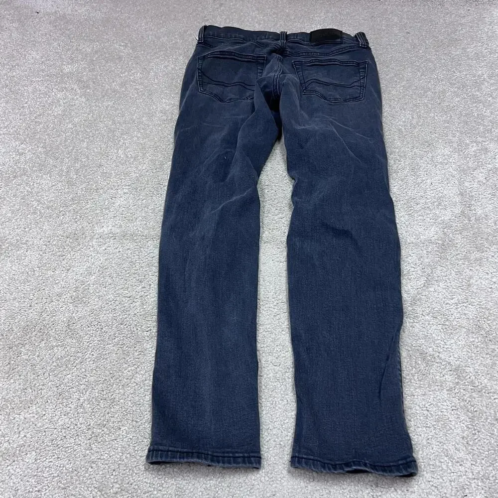 Hollister Skinny Jeans Men’s Black Distressed Pockets Size 29x30